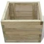 Quadratisches Blumenbeet aus Holz 50x50x40 cm von vidaXL, Töpfe und Pflanzgefäße - Ref: Foro24-41659, Preis: 62,04 €, Rabatt: %