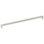 Tiradores para armarios 5 uds acero inoxidable plateado 480 mm