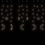 Luces estrella y luna 138 LEDs blanco frío con control remoto