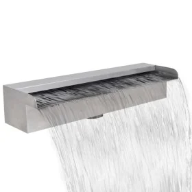Rectangular stainless steel pool cascade fountain 45 cm by vidaXL, Fountains and waterfalls - Ref: Foro24-41666, Price: 66,56...