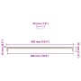 Tiradores para armarios 5 uds acero inoxidable plateado 480 mm