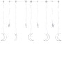 Luces estrella y luna 138 LEDs de colores con control remoto