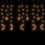 Luces estrella y luna 345 LEDs blanco cálido con control remoto