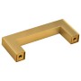 Tiradores para armarios 10 uds acero inoxidable dorado 64 mm