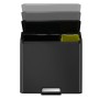 EKO Treteimer Essential 20+9 L schwarz von EKO, Abfallbehälter - Ref: Foro24-440006, Preis: 81,24 €, Rabatt: %