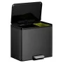 EKO Treteimer Essential 20+9 L schwarz von EKO, Abfallbehälter - Ref: Foro24-440006, Preis: 81,42 €, Rabatt: %