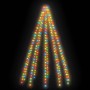 Red de luces de árbol de Navidad 250 LEDs de colores 250 cm