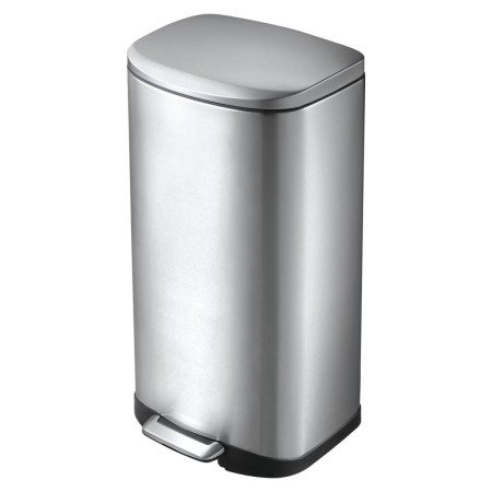EKO Cubo de pedal Della 35 L plateado mate de EKO, Contenedores de residuos - Ref: Foro24-440023, Precio: 115,10 €, Descuento: %