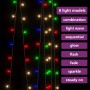 Cortina de luces 3x3 m 300 LED de colores 8 funciones