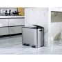 EKO Pedaleimer EcoCasa 30+15 L matt silber von EKO, Abfallbehälter - Ref: Foro24-440010, Preis: 151,96 €, Rabatt: %