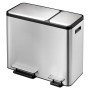 EKO Pedaleimer EcoCasa 30+15 L matt silber von EKO, Abfallbehälter - Ref: Foro24-440010, Preis: 151,96 €, Rabatt: %