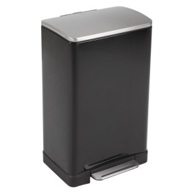 EKO Cubo de pedal E-Cube 40 L negro mate