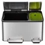EKO Pedaleimer EcoCasa 30+15 L matt silber von EKO, Abfallbehälter - Ref: Foro24-440010, Preis: 152,23 €, Rabatt: %