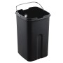 EKO Cubo de basura Laguna 35 L plateado mate