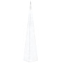 Cono de luz LED decorativo acrílico blanco frío 60 cm