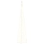Cono de luz LED decorativo acrílico blanco cálido 90 cm
