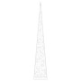 Cono de luz LED decorativo acrílico blanco cálido 90 cm