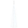 Cono de luz LED decorativo acrílico blanco frío 90 cm