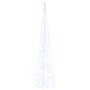 Cono de luz LED decorativo acrílico azul 90 cm