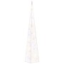 Cono de luz LED decorativo acrílico multicolor 90 cm