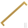 Tiradores para armarios 5 uds acero inoxidable dorado 224 mm