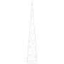 Cono de luz LED decorativo acrílico multicolor 90 cm