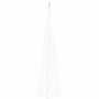 Cono de luz LED decorativo acrílico blanco frío 120 cm