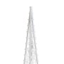 Cono de luz LED decorativo acrílico azul 120 cm