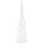 Cono de luz LED decorativo acrílico multicolor 120 cm