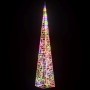 Cono de luz LED decorativo acrílico multicolor 120 cm