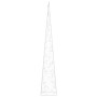 Cono de luz LED decorativo acrílico multicolor 120 cm