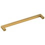 Tiradores para armarios 5 uds acero inoxidable dorado 224 mm