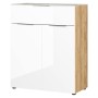 Germania Mueble con 1 cajón y 2 puertas GW-Oakland blanco y