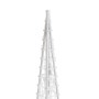 Cono de luz LED decorativo acrílico azul 60/90/120 cm