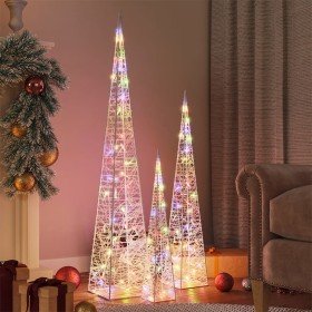 Cono de luz LED decorativo acrílico multicolor 60/90/120 cm en Luces de Navidad | Comprar online en Foro24
