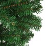 Árbol de Navidad artificial invertido con soporte verde 210 cm