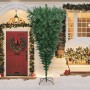 Árbol de Navidad artificial invertido con soporte verde 240 cm