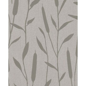Topchic Papel de pared Reed Plumes beige metalizad