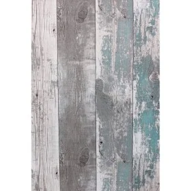Topchic Dark Gray and Blue Wooden Planks Wallpaper by Noordwand, Painted paper - Ref: Foro24-440462, Price: 26,46 €, Discount: %