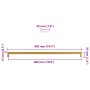 Tiradores para armarios 5 uds acero inoxidable dorado 480 mm
