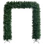 Arco de árbol de Navidad verde 240 cm