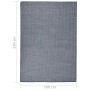 Blauer flachgewebter Outdoor-Teppich 140x200 cm von vidaXL, Teppiche - Ref: Foro24-340797, Preis: 61,92 €, Rabatt: %