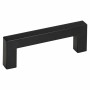 Tiradores para armarios 10 uds acero inoxidable negro 96 mm