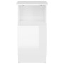 Beistelltisch aus glänzend weißem Sperrholz, 36 x 30 x 56 cm von vidaXL, Seitentische - Ref: Foro24-802999, Preis: 36,36 €, R...