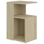 Beistelltisch aus eichenfarbenem Sperrholz, 36 x 30 x 56 cm von vidaXL, Seitentische - Ref: Foro24-802996, Preis: 27,78 €, Ra...
