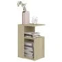 Beistelltisch aus eichenfarbenem Sperrholz, 36 x 30 x 56 cm von vidaXL, Seitentische - Ref: Foro24-802996, Preis: 27,78 €, Ra...