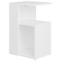 Weißer Beistelltisch aus Sperrholz, 36 x 30 x 56 cm von vidaXL, Seitentische - Ref: Foro24-802993, Preis: 28,54 €, Rabatt: %