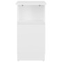 Weißer Beistelltisch aus Sperrholz, 36 x 30 x 56 cm von vidaXL, Seitentische - Ref: Foro24-802993, Preis: 28,54 €, Rabatt: %