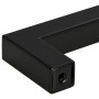 Tiradores para armarios 5 uds acero inoxidable negro 192 mm
