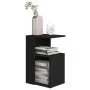 Mesa auxiliar de madera contrachapada negro 36x30x56 cm de vidaXL, Mesas auxiliares - Ref: Foro24-802994, Precio: 29,45 €, De...